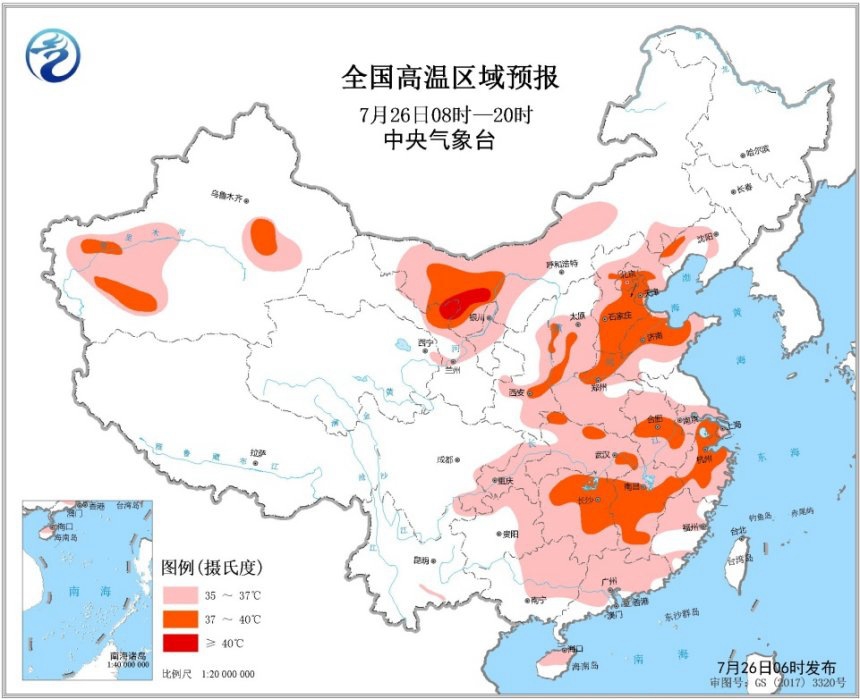 江南华南气温将创新高 黄淮需防强对流