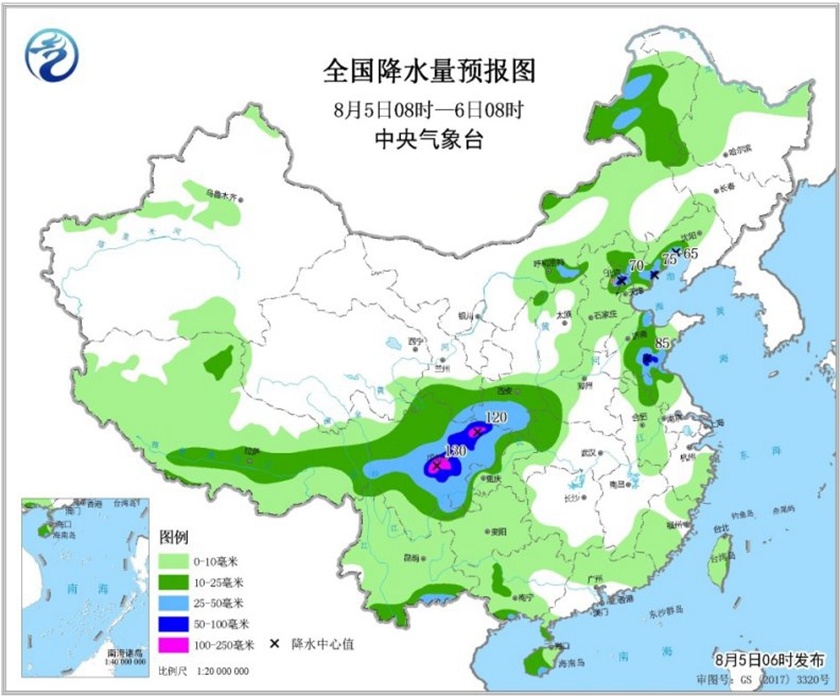 14省份大到暴雨来袭！ 双台风或相互影响