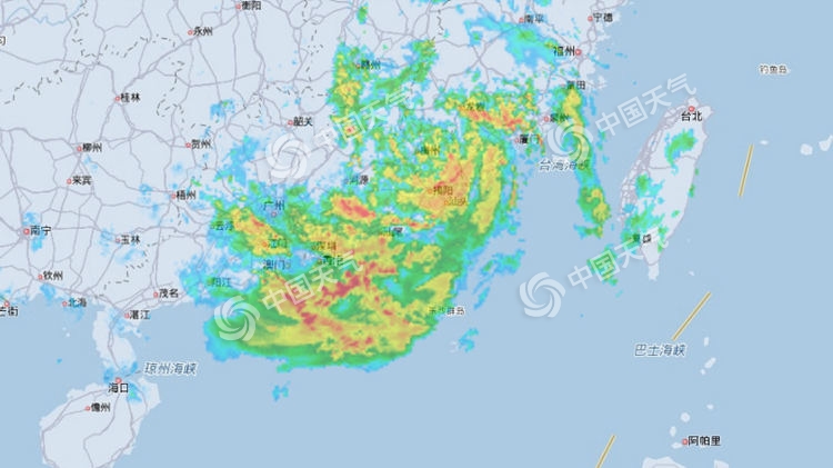 台风“白鹿“上岸后横行广东 风雨影响超越登陆地点