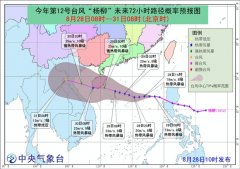 应对台风“杨柳” 中国气象局启动Ⅳ级应急响应