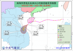 09月02日:未来一周全国天气预报