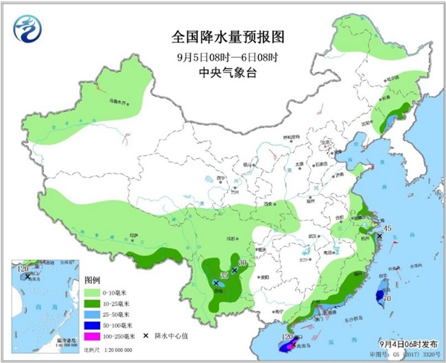 海南广东等地暴雨在线 南方周末暑热再袭