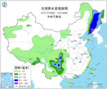 周末东北风大雨强 南北方高温再现