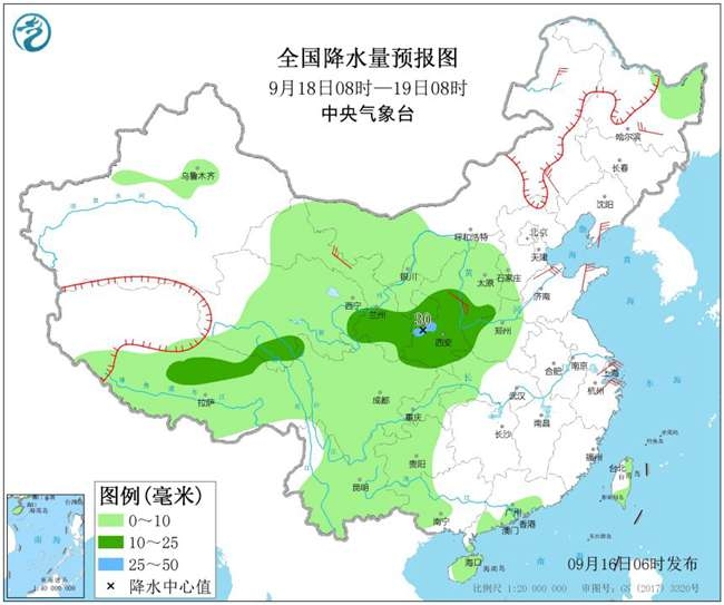 华西秋雨不断 东北气温将创下半年来新低