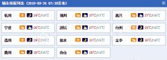 浙江未来三天以晴到多云天气为主 早晚较凉秋意渐浓