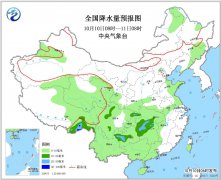 10月10日:未来十天全国天气预报