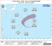 台风“夏浪”在西北太平