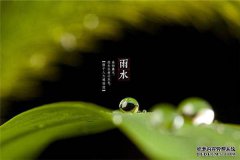 雨水节气这是冬的结束