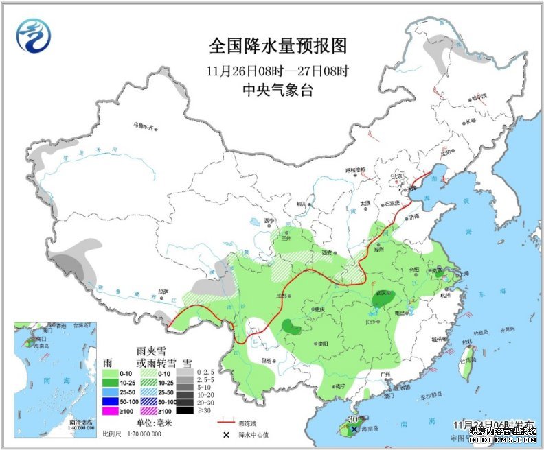 今日北方多地降温10℃上下 明日南方迎“俯冲式”降温