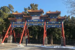实拍初冬北京景山公园：