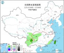 12月03日:未来三天全国天气