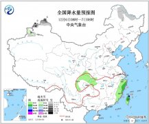 12月04日:未来三天全国天气