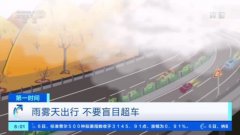 雨雾天气开车出行