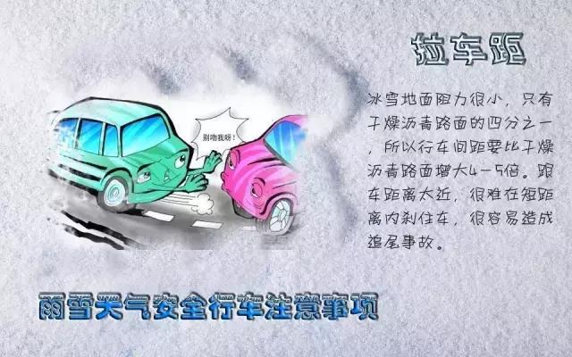 雨雪天气安全行车注意事项