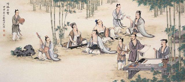 竹林七贤之阮咸,千篇一律的皮囊下,是不一样的灵魂所在
