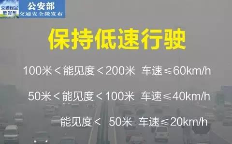 「预警天气」雾天预警及安全行车知识