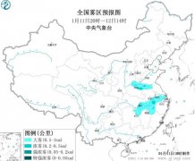 01月11日：未来三天全国天