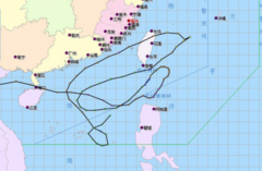 史上路径奇葩的台风 路径