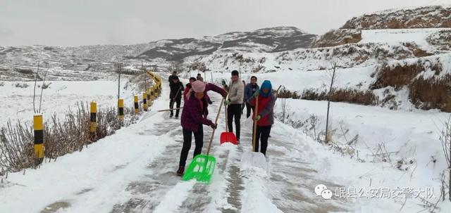 【关注】岷县各乡镇积极应对冰雪天气，他们这样做......