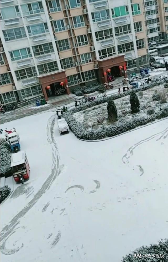昨夜小雪飘落衡水城 元宵节天气晴朗 市民可居家赏月