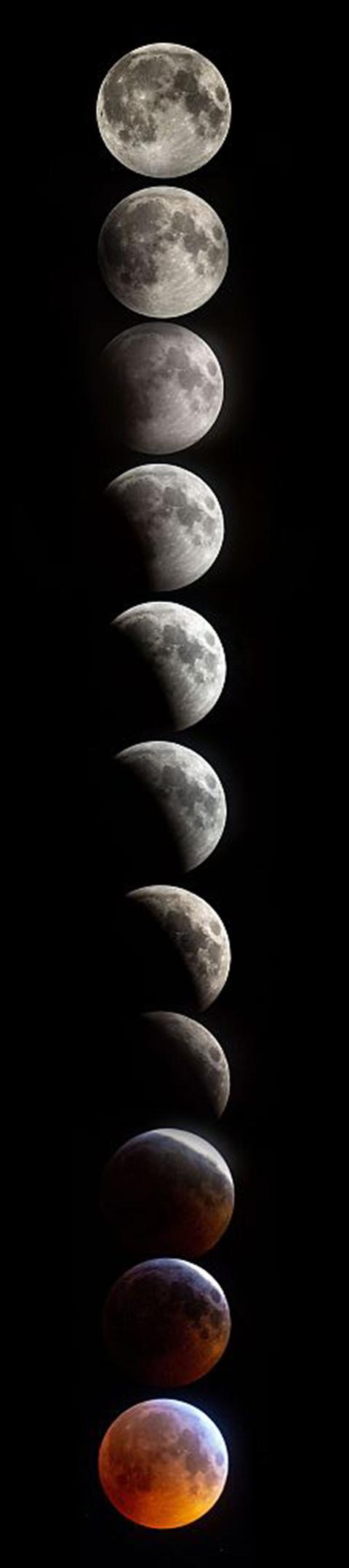 “超级月亮”巧遇“月全食”