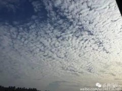 昨天潍坊上空的“地震云