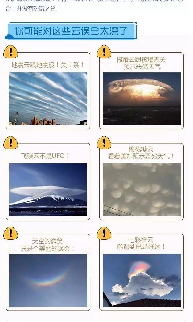 涨知识!天气是个表情帝,看云可以识天气!