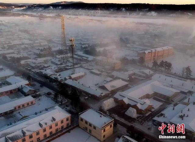 「气象科普知识」黑龙江漠河零下39.5摄氏度 现极端冰雾天气