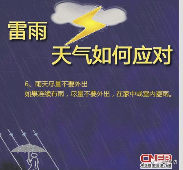 科普|雷雨天气如何应对