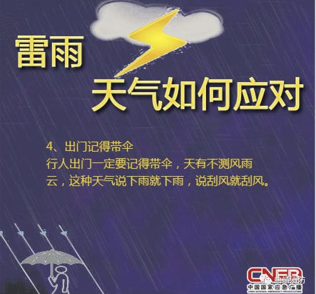 科普|雷雨天气如何应对