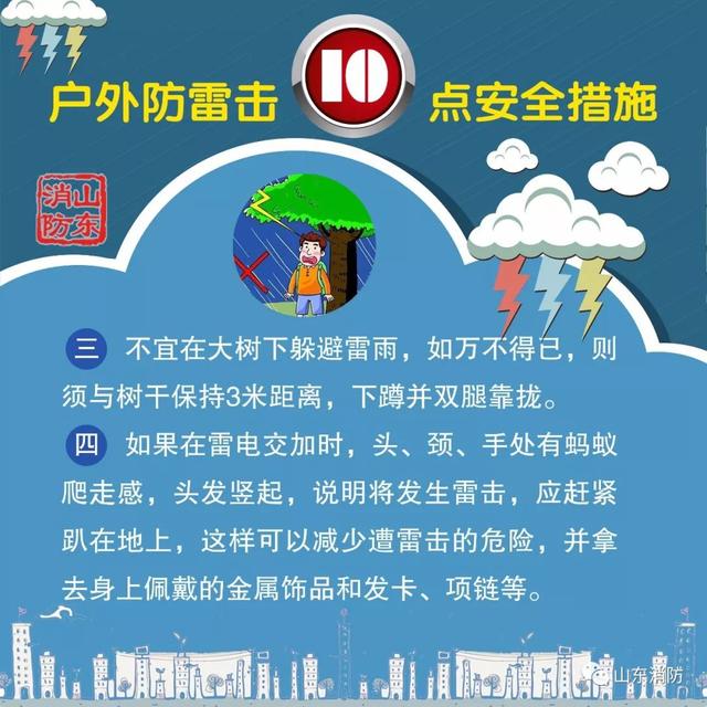 科普｜夏季雷雨天气多发 户外如何正确防雷？