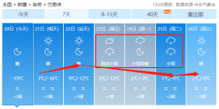 巴里坤将有三天降雪天气