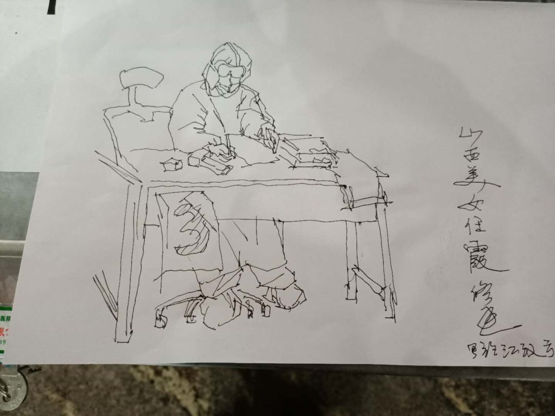 虽然看不清楚脸,也要给你们画张像!| 中国交通新闻