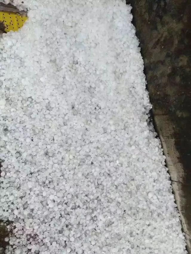 河池下冰雹如下雪,荔浦旱地变水塘!广西首个暴雨蓝色预警
