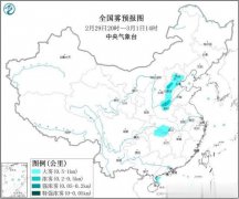 华北北部等地的部分地区