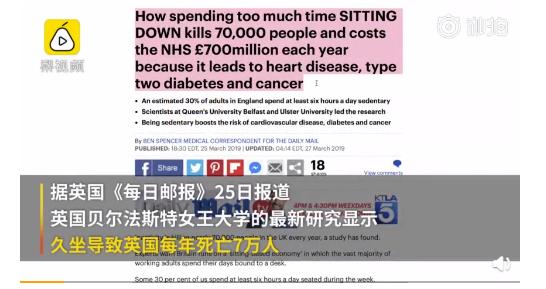 每天久坐6小时增加早死风险!医生:5条黄金建议,消除久坐伤害