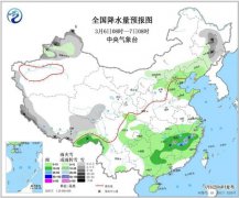 南方两轮降雨过程无缝衔