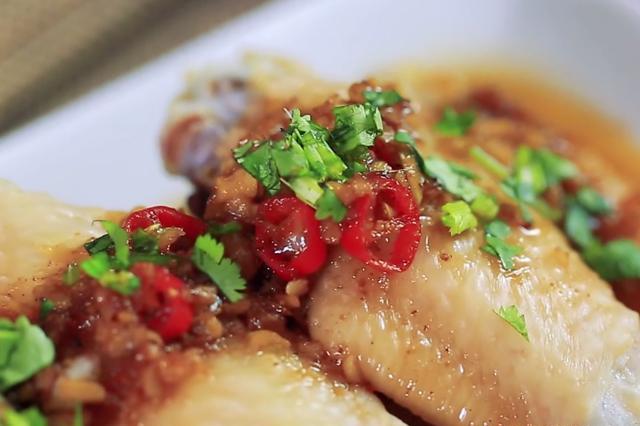 美味川菜之口水鸡中翅,简单的操作,酸辣的口感,不错的下饭美食