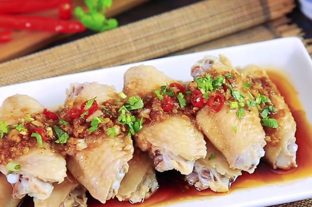 美味川菜之口水鸡中翅,简单的操作,酸辣的口感,不错的下饭美食
