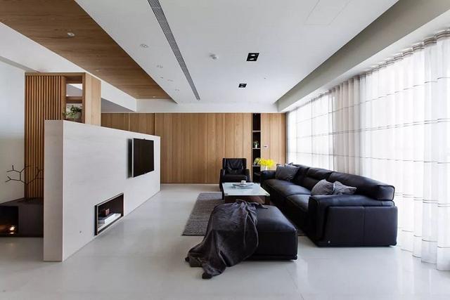 房子装修，现在客厅流行这么装，沙发不靠墙7种设计方案