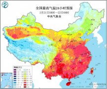 全国6省区有雷暴大风冰雹