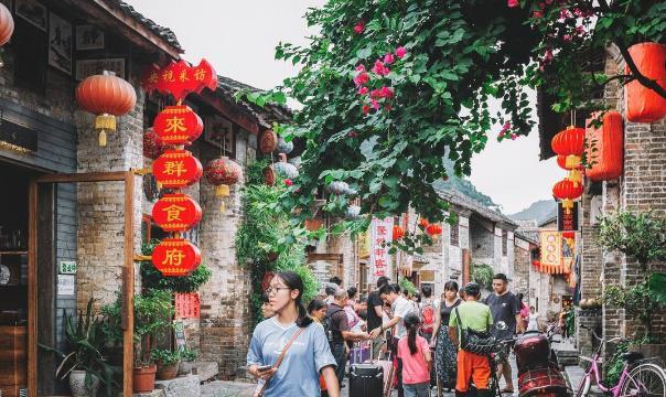 广西名气最大的古镇,即使商业化严重,照样很多游客!