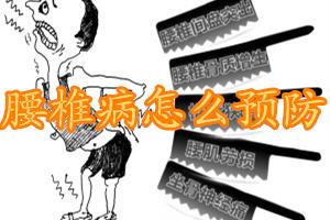 腰椎病怎么预防才能够有效果