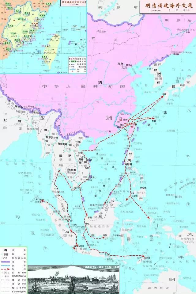 跟着历史地图游八闽，认识18万年福建历史文化（5）：明清时期