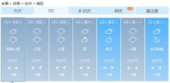 兰州今（1日）起未来七天