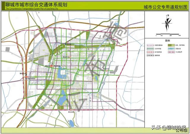 聊城最新交通体系规划出炉！中心城总面积386平方公里！