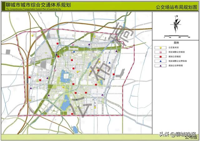 聊城最新交通体系规划出炉！中心城总面积386平方公里！