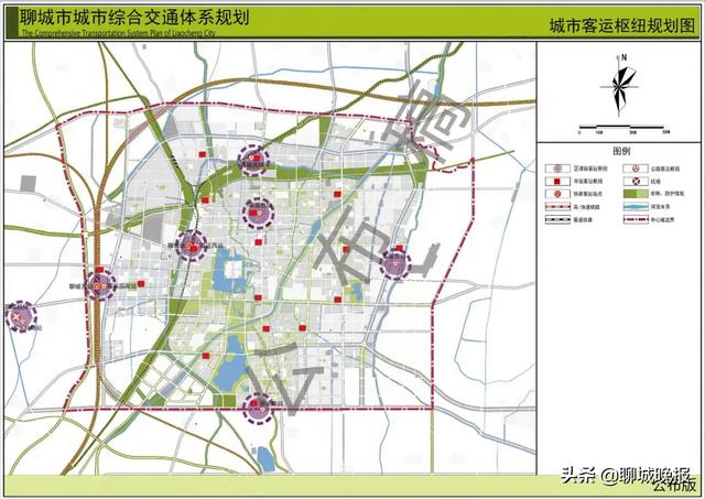 聊城最新交通体系规划出炉！中心城总面积386平方公里！