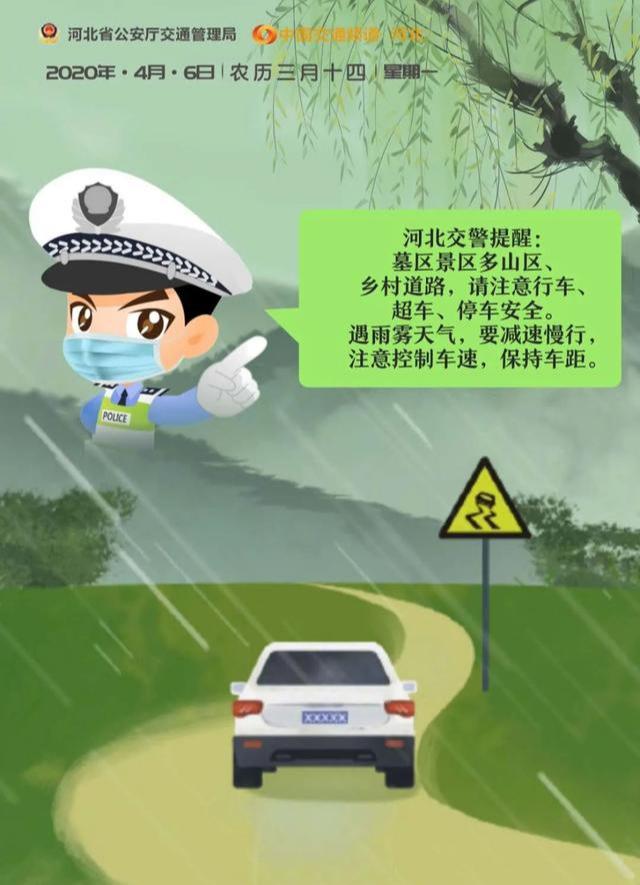 清明小长假即将来临,文安交警提醒:驾车出行请注意交通安全!