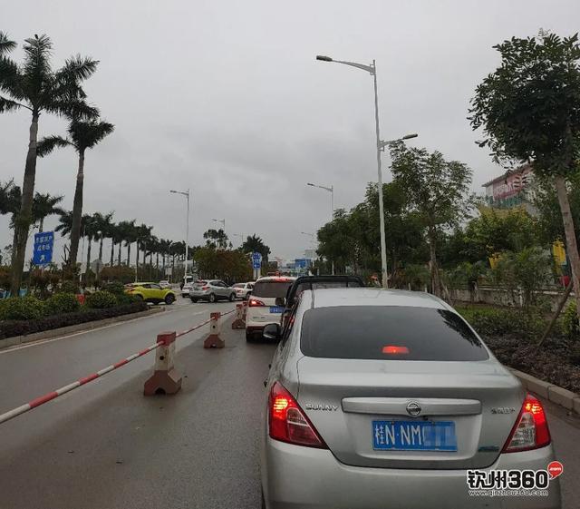 清明一大早！金海湾大道钦州西方向大塞车，还有这些路段交通管制